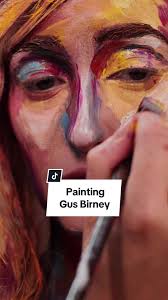 It's all about the details. Model Gus Birney. Video by James Gocke⁠  #alexameadeart #painting #livingart #creative #fineart #colorful  #contemporaryart #portrait #GusBirney