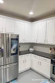 Here is how i went about making our floor so amaze! Kitchen Grey Tile Floor White Cabinets Laptrinhx News