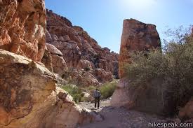 Red rock canyon was designated as nevada's first national conservation area. Calico Hills Trail Red Rock Canyon Hikespeak Com