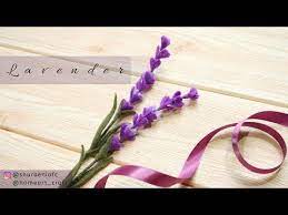 S Nuraeni Come Realizzare Fiori Di Lavanda Diy Lavender Felt Flowers Youtube Felt Flower Tutorial Felt Flowers Felt Flowers Diy