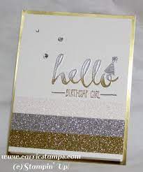 Pictures of glitter ornaments have been popping up all over my newsfeed that i just had to try it. Sparkle And Shine Birthday Card Hello Cards Birthday Cards Simple Cards