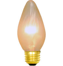 25w Gold Painted Flame Bulb Rejuvenation