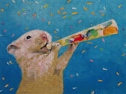 In this delightful game, very young children can have fun and learn while putting together five simple puzzles. Happy Hamster New Year Puzzle For Sale By Michael Creese