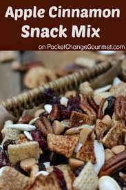 Apple Cinnamon Snack Mix Pocket Change Gourmet Recipe Snack Mix Recipes Snack Mix Cinnamon Snack Mix