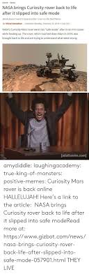 Mars opportunity rover memes (press f to pay. 25 Best Memes About Curiosity Rover Curiosity Rover Memes