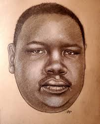 First drawing in new sketchbook. Graphite & charcoal