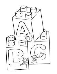 School's out for summer, so keep kids of all ages busy with summer coloring sheets. Abc Blocks Coloring Pages Abc Coloring Pages Lego Coloring Pages Abc Coloring