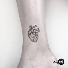 This is why the anatomical heart tattoo is a perfect topic right now, because it represents the biological part of our bodies that keeps us going. Din Dot Tattoo Anatomical Heart For Abigail Done A While Ago