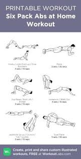 Six Pack Abs At Home Workout At Home Workouts Abs Workout Six Pack Abs