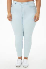 Plus Size High Rise Skinny Jeans