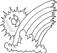 And this is due not so much to the simplicity of forms, as to the fact that coloring like a rainbow have on their pages unicorns, kittens, and other cute, kind. Free Printable Rainbow Coloring Pages For Kids