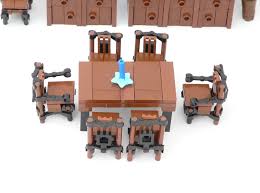 Minifig Furniture Dining Room Lego Room Lego Furniture Lego Design