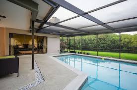 45 Screened In And Covered Pool Design Ideas Pool Glaspool Schwimmbaduberdachung Und Poolabdeckung