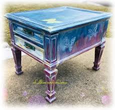 Sold Vintage Shabby Boho Nightstand Butterflies And Etsy Painted Furniture Western Furniture Funky Furniture
