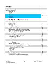 management list sample