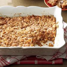 Two Layered Apple Crisp Recipe How To Make It Taste Of Home