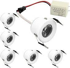 Recessed lighting fixtures can provide task lighting over specific areas of a kitchen, brighten any room, update the look of your home, and highlight special features of your home's interior. Lediary Small Led Lights Mini Led Recessed Light Bookshelf Display Lighting Showcase Lighting White 120v 1 5w Warm White 3000k 6 Packs Amazon Com