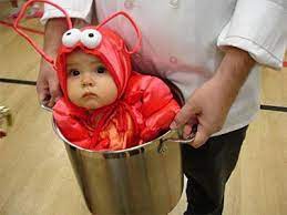 Lobster Pot Baby Halloween Costumes Diy Baby Costumes Baby Lobster Costume