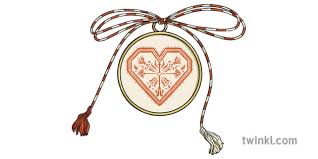 Un martisor faurit chiar de copilul tau si oferit cuiva drag este de o mie de ori mai valoros. Martisor Decoration Traditional Gift Everyday Life Romania Ks2