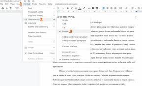 What i'd like to do is keep a line spacing of 1.0 on the text, but add padding between list items (between bulleted content). How To Create An Apa Format Template In Google Docs With Examples