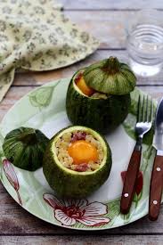 Courgettes Rondes Farcies Facon Carbonara Amandine Cooking Courgette Ronde Farcie Courgette Ronde Recette Courgette Jaune
