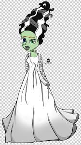 Maybe you would like to learn more about one of these? Frankie Stein The Bride Of Frankenstein Monster High Drawing Png Clipart Artwork Black And White Bride