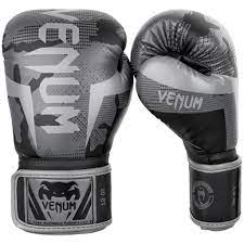The pro design of these boxing gloves is perfect for kickboxing, muay thai, sparring, training, and mma. Venum Elite Boxing Gloves Grau Camo