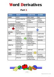 See the solutions to the next worksheet. English Esl Derivatives Worksheets Most Downloaded 4 Results