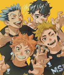 Black hair blonde blue eyes blush brown hair green eyes. Black Jackals Haikyuu Manga Haikyuu Anime Haikyuu Characters