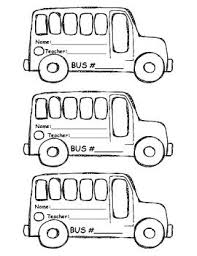 Bus Tags For First Week Of School Bus Number Name Teacher Bus Tags Bus Number 1st Day Of School