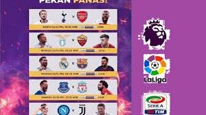 Simpan dan bookmark alamat kiblatbola.info untuk mendapatkan. Laga Panas Malam Ini Live Bein Sports Rcti Mnctv Sctv Jadwal Siaran Langsung Liga Liga Top Eropa Tribun Jogja