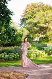 Maternity Dress For Photo Shootgerda Rose Gold Sequins Etsy Gold Maternity Dresses Maternity Dresses Dresses