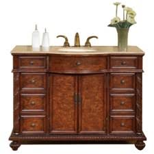 Made from solid and engineered wood, it's finished in a neutral hue with paneled detailing. Unique Bathroom Vanities Cabinets Sinks Free Shipping