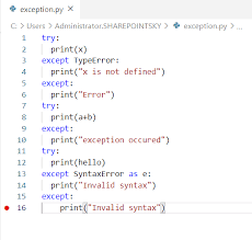 We can thus choose what operations to perform once we have caught the exception. Python Catch Multiple Exceptions Python Guides