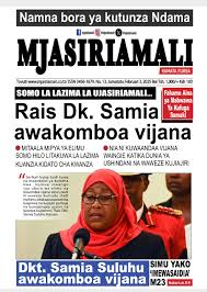 MEZA YA MAGAZETI LEO J3 FEB 32025:RAIS SAMIA AINGARISHA CHAMWINO-BITEKO