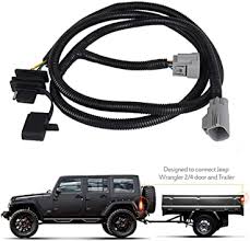 Come join the discussion about reviews, performance, trail riding, gear, suspension, tires, classifieds, troubleshooting, maintenance, for all jl, jt, jk, tj, yj, and cj models! Amazon Com Poueae Trailer Hitch Wiring Harness Kit 65 Inch Longer Replacement For Wrangler Jk Jku 2007 2017 Rubicon Sahara Trailer 4 Way Flat Connector With Dust Cover Easy Installation Automotive