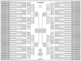 10 generation giant bow tie chart tree templates