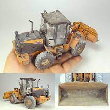 usina dos kits on instagram hitachi wheel loader zw100 6 1 35 hasegawa modeler sungjun jang pla construction vehicles plastic models construction equipment