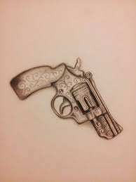 Guns and rose flowers drawn in tattoo style vector. Gun Tattoo Design By Shell31 On Deviantart