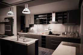 kitchen designs dark red cupboard