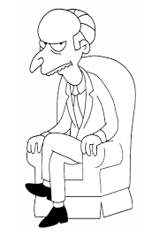 Malvorlagen Die Simpsons Herr Burns Ausmalbilder