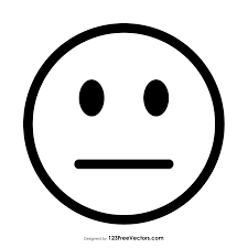 That'll show them how exhausted you are. Neutral Face Emoji Vector Free Free Photos