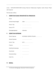 Dalam sebuah organisasi atau instansi pemerintah atau swasta biasanya memerlukan surat dinas untuk memberikan perintah, undangan atau hal lain yang berkaitan dengan kegiatan kelembagaan. Contoh Kelengkapan Dokumen Untuk Pendirian Koperasi