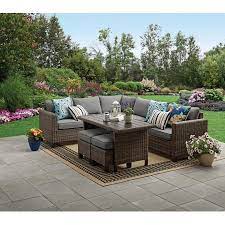 People love to see nature in all of its beauty. Better Homes Gardens Brookbury 5 Piece Patio Wicker Sectional Set Accuweather Shop