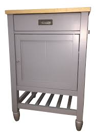 Buy used crate and barrel kitchen island in excellent condition with 54% off only on kaiyo. Crate Barrel Kitchen Island With Butcher Block Chairish