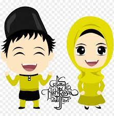 Download 235 hari raya aidilfitri free vectors. Muslim Couple On Eid Png Download Hari Raya Aidilfitri Cartoo Png Image With Transparent Background Toppng