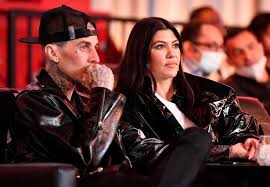 Travis barker's daughter alabama just called kourtney kardashian her stepmom in an insta live. Kourtney Kardashian And Travis Barker Get Their Kids Together For Tiktok Challenge Celebcandal