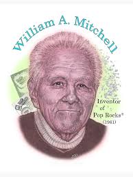 William Mitchell, Inventor of Pop Rocks" Art Board Print for Sale by eedeeo 