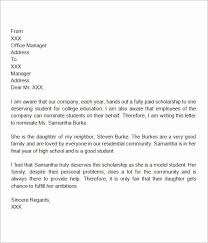 Scholarship Letters Of Recommendation Template Beautiful Free 32 Sample Letters Of Re Menda In 2020 Personal Reference Letter Letter Of Recommendation Reference Letter