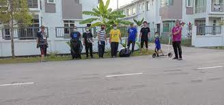 Membuat kempen besar besaran di kawasan perumahan bagi tujuan pembersihan kawasan rumah. Aktiviti Gotong Royong Serentak Dengan Pendekatan Norma Baru Uitm News Hub
